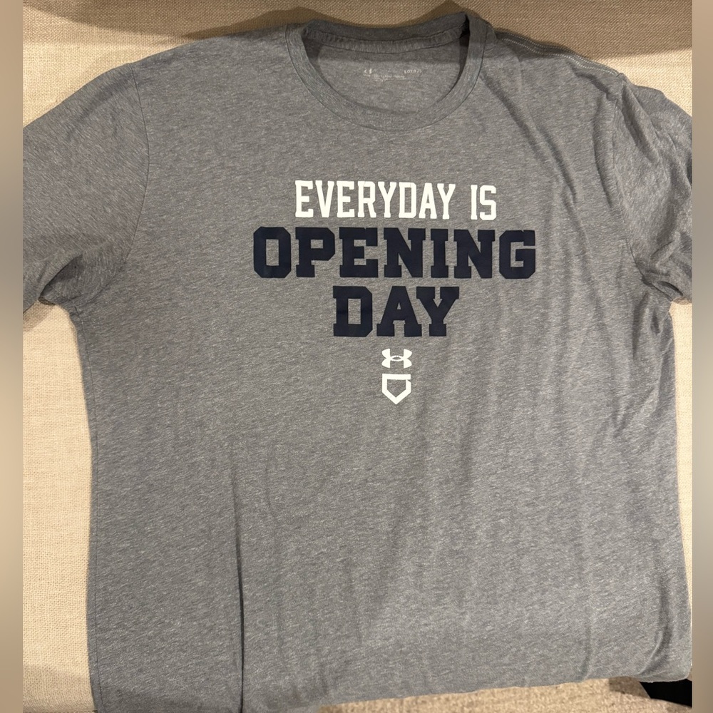 Under Armour Gray 'Everyday is Opening Day' T-Shirt